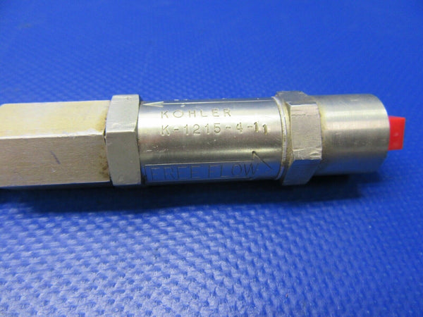 Cessna Cardinal 177RG Kohler Flow Valve P/N K-1215-4-11 (0621-394)