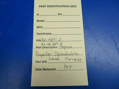 Rapco Propeller Detachable Lead Harness NOS P/N RA-1989-2 (0720-837)