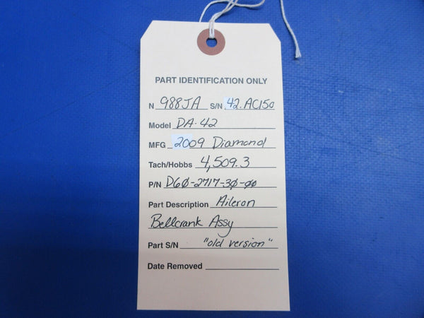 Diamond DA-42 Aileron Bellcrank Assy "Old Version" P/N D60-2717-30-00 (0623-772)