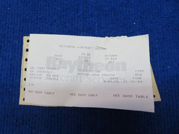 Spring Hook Position P/N 106818-1 NOS (0622-368)