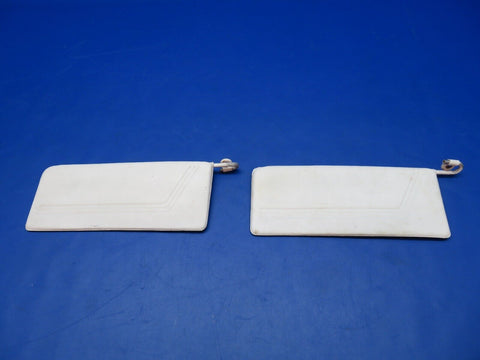 Cessna Sun Visor - Plastic - Off White LH & RH Pair P/N 0700122-12 (0523-641)