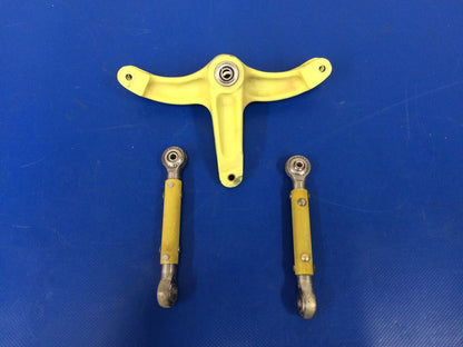 Beech Baron 58 Bellcrank Assy & Push Rods Rudder RH P/N 35-524138 (0217-06)