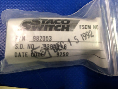 Switch - Pilot EFD Fan NOS P/N 982053 (1216-95)