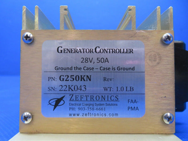 Early Cessna 310 Zeftronics Generator Controller w/ STC P/N G250KN (1223-217)