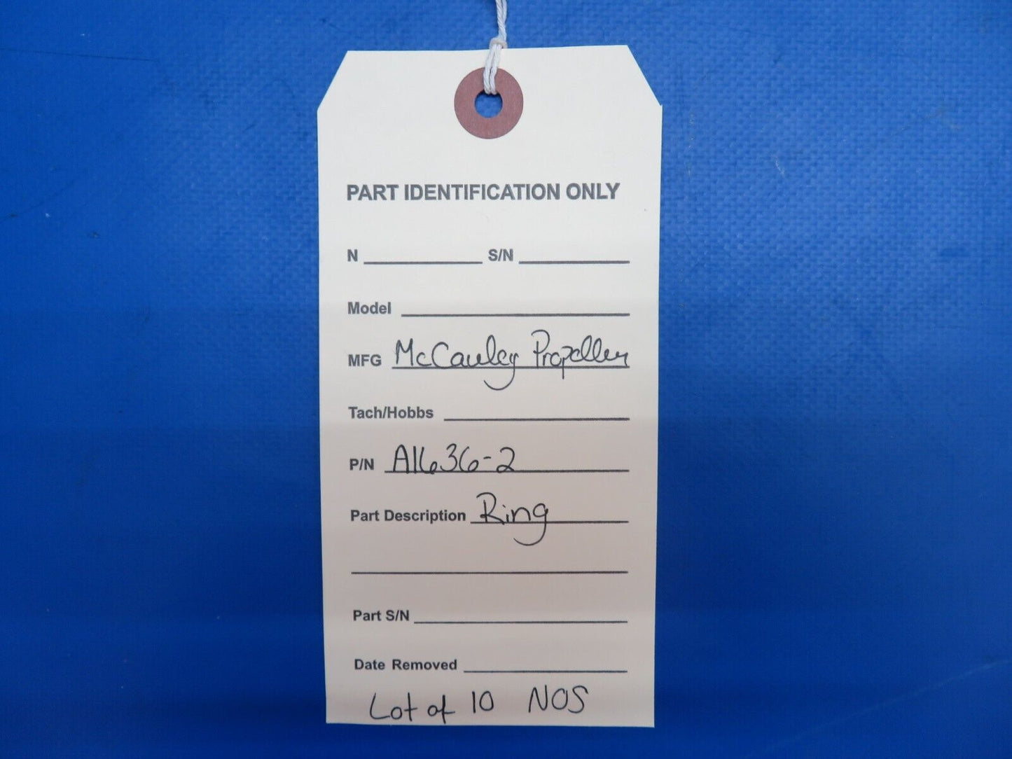 McCauley Threaded Propeller Ring LOT OF 10 P/N A1636-2 NOS (0523-611)