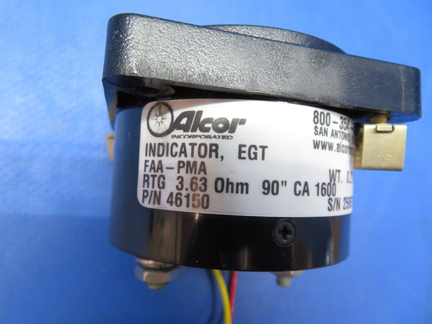 Early Cessna 310 / 310B Alcor EGT Indicator P/N 46150 (1023-286)