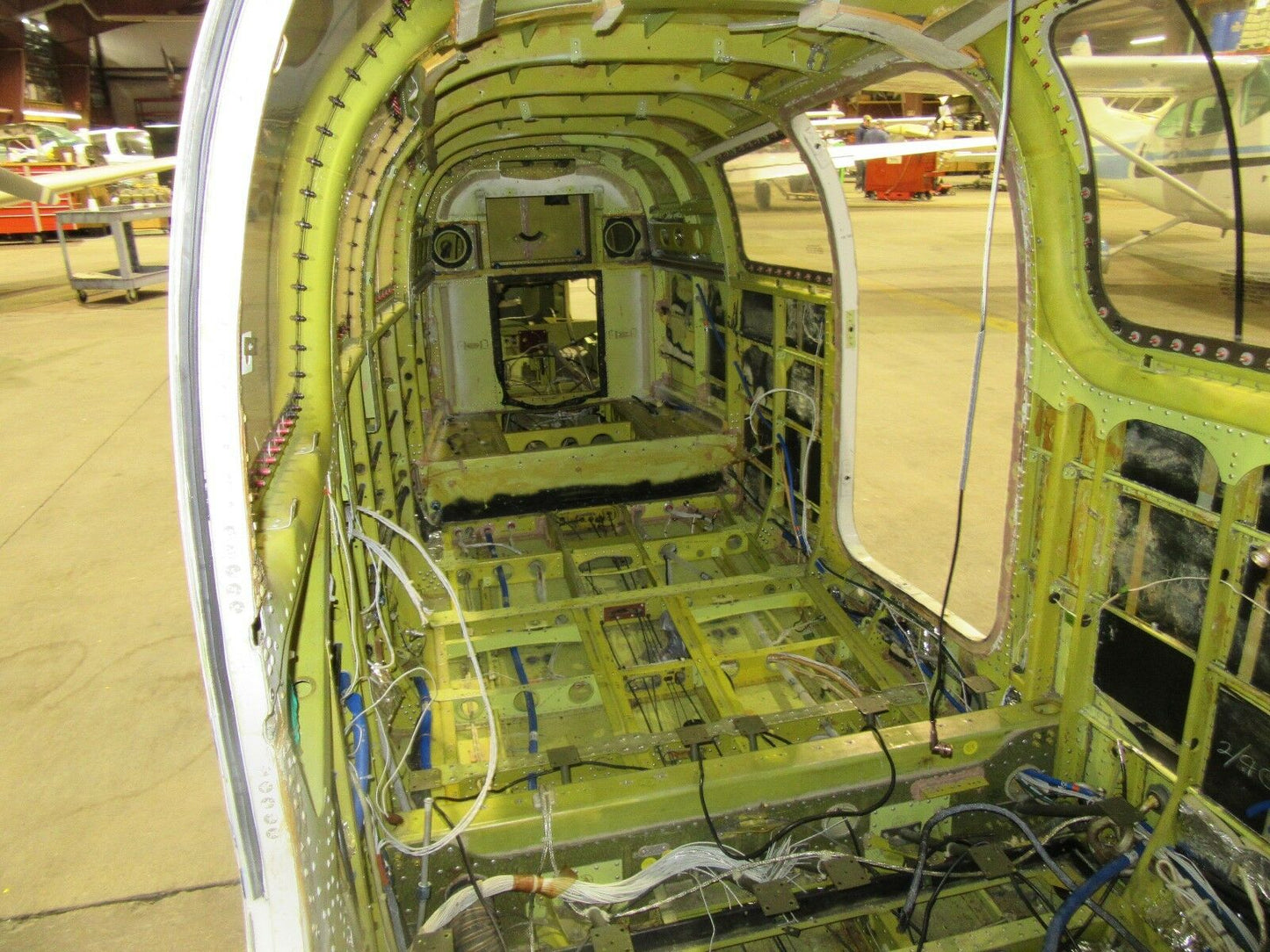 1979 Beech Baron 58P Fuselage - Nose Damage (0318-346)