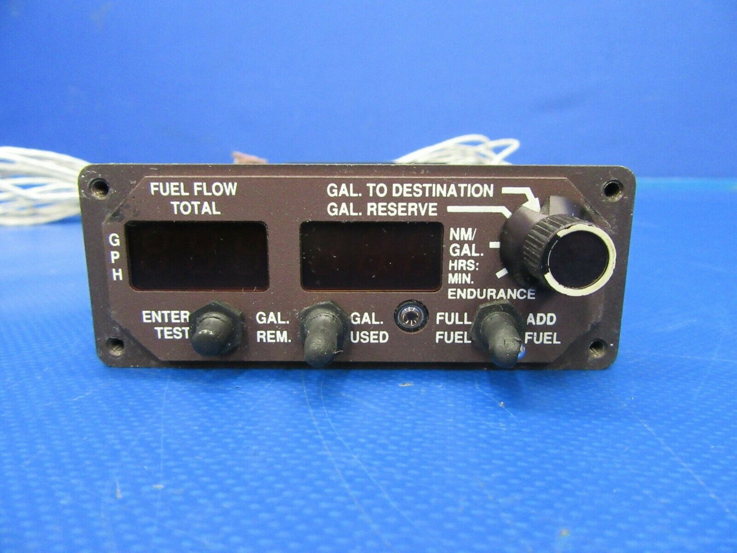 Shadin Digital Fuel Flow Indicator 14 / 28v P/N 912042T-D (1119-217)