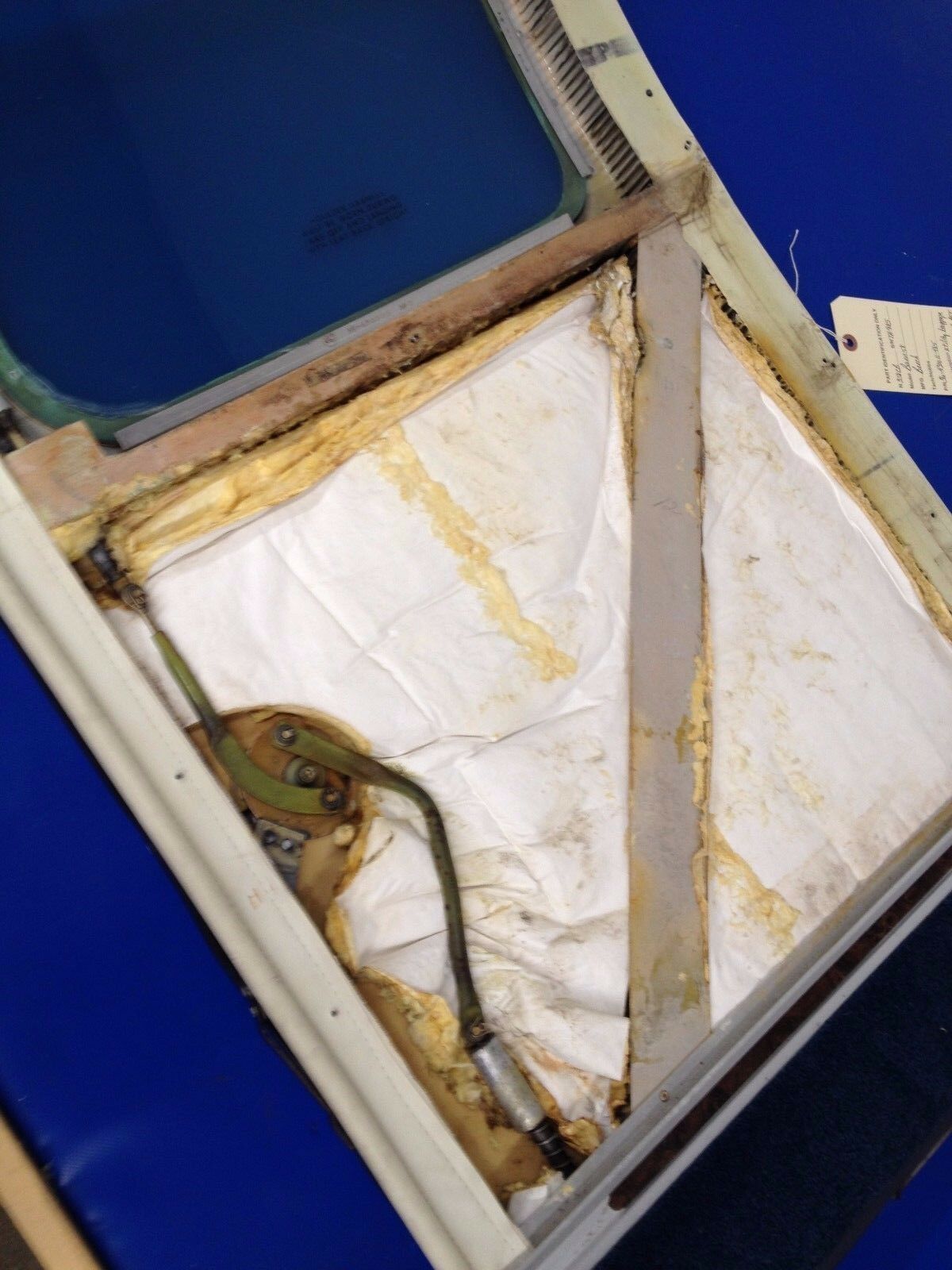 Beech Baron 58 Utility Baggage Door AFT Green Tint P/N 36-430011-485 (0217-164)