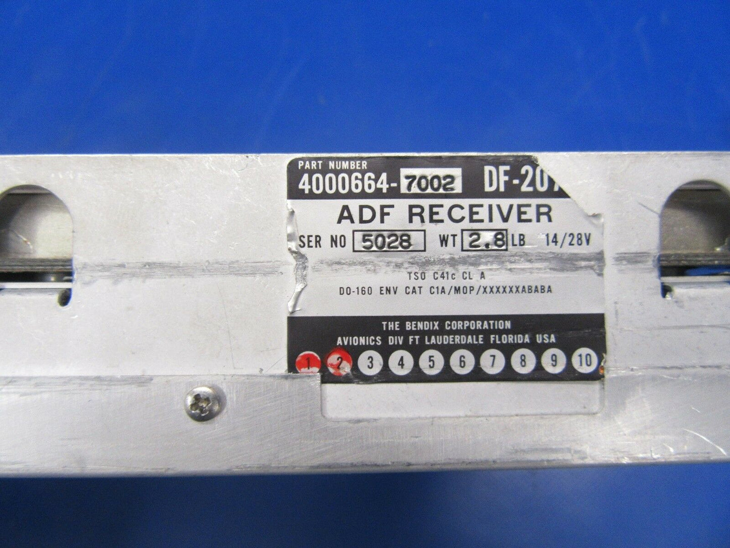 Bendix ADF Receiver Mods 1 & 2 P/N 4000664-7002 (0218-135)