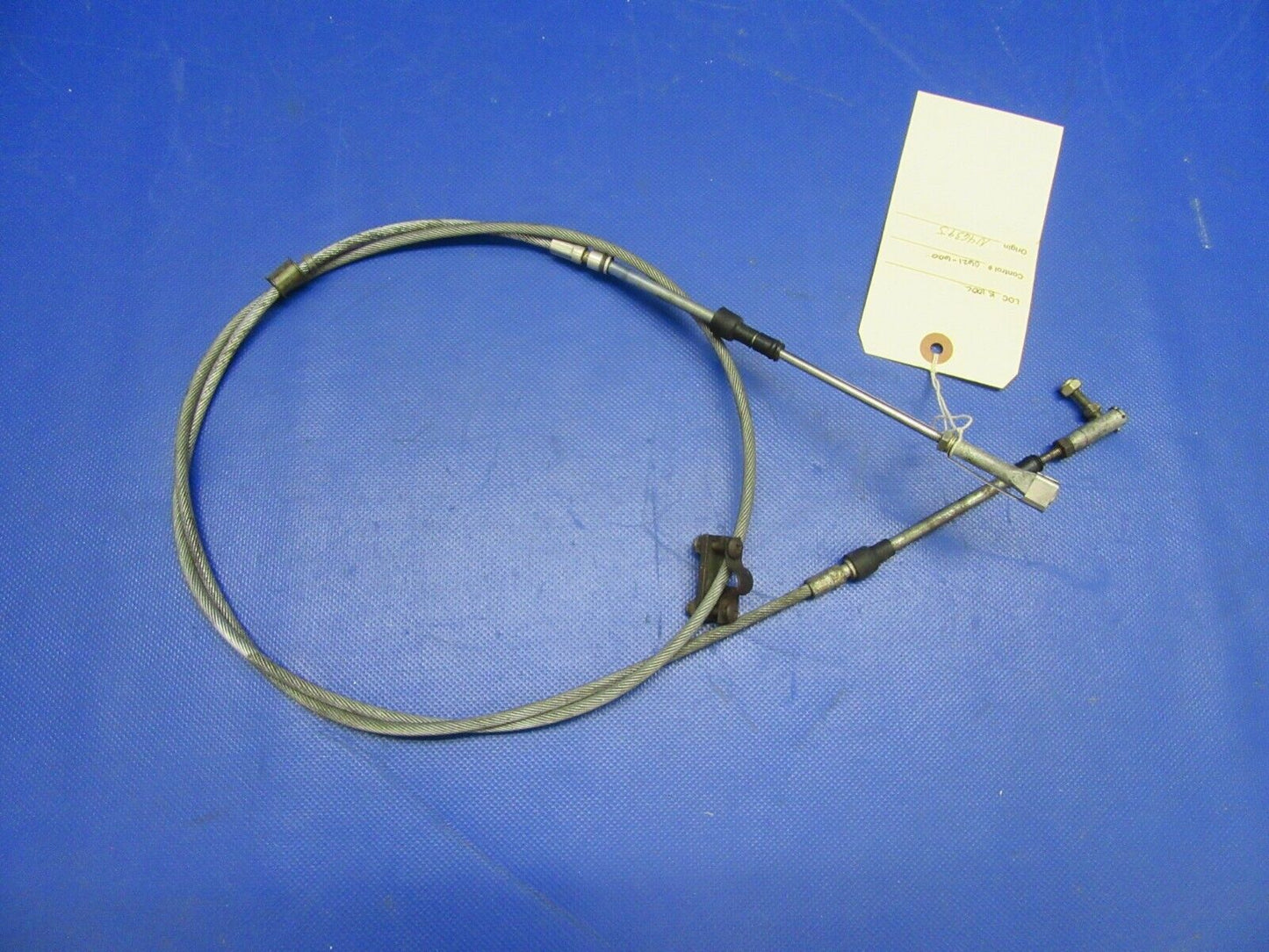 Piper 28R-180 Push Pull Throttle Control Cable w/ Brackets 72" 455 322 (0621-600