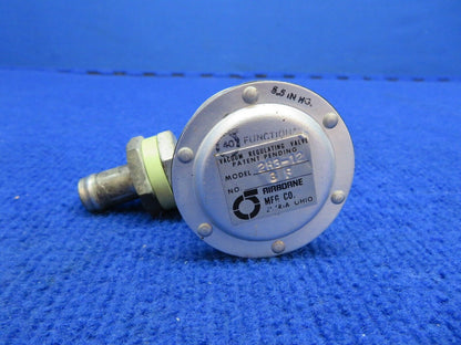 Socata TB-10 Airborne Vacuum Regulating Valve P/N 2H3-12 (0622-904)