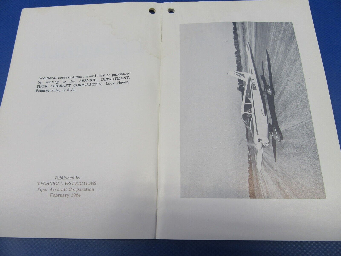 Piper PA-28 and PA-24 Original Owner's Handbook Lot Set of 4 (0124-30)