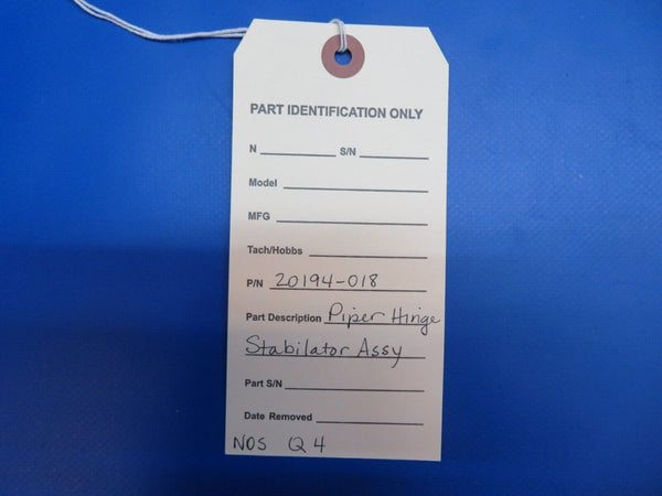 Piper Hinge Stabilator Assy P/N 20194-018 NOS (0922-670)