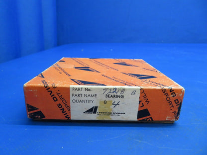 Lycoming Crankshaft Bearings P/N 72218 LOT OF 4 NOS (1222-833)