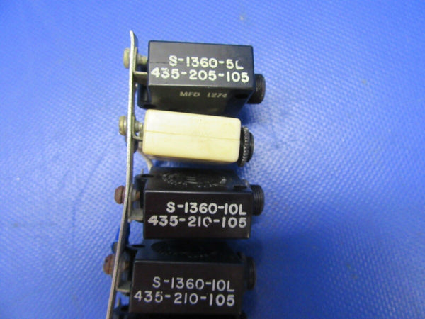 Cessna 177RG Circuit Breaker 5, 10, 15 Amp P/N S-1360-15L, S-13605L (0621-474)