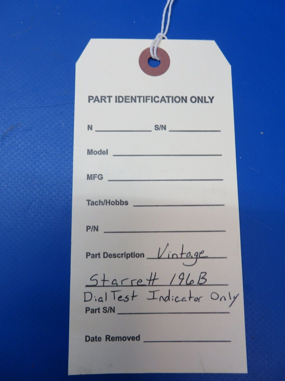 Vintage Starrett 196B Dial Test Indicator Only (1122-160)