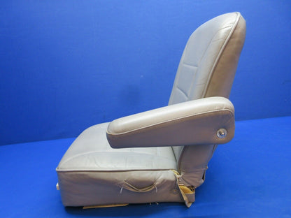 Cessna 401 / 401A Co-Pilot Seat Assy - Gray Leather P/N 5014047-4 (1223-1490)