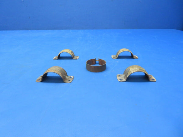 Beech B33 Debonair Exhaust Clamps P/N 186-8A, 35-950126 LOT (0923-617)