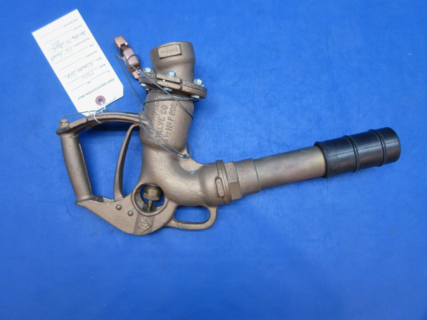 Milwaukee Valve P202 1-1/2" Aircraft Over-Wing Fuel Nozzle NOS (1123-786)