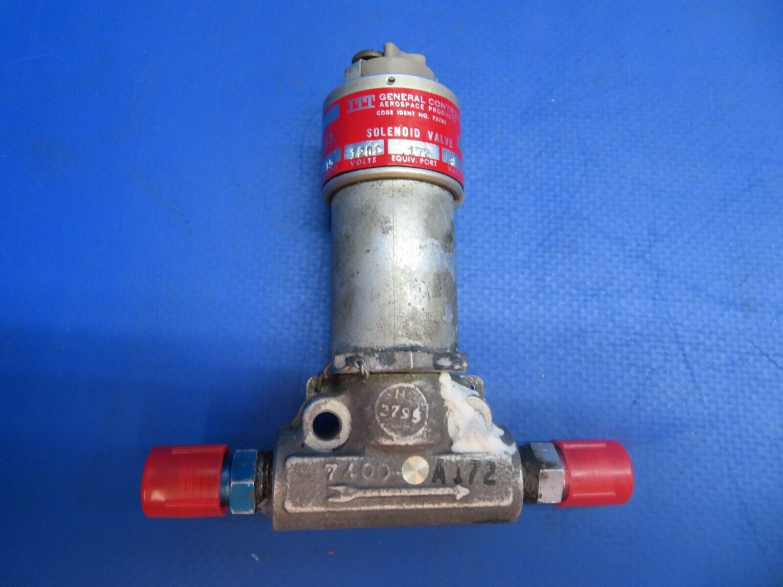 Beech C-35 Bonanza General Controls Solenoid Valve 12V P/N AV1B1497 (1222-539)