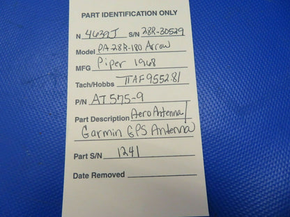 Aero Antenna / Garmin GPS Antenna P/N AT575-9 (0621-842)