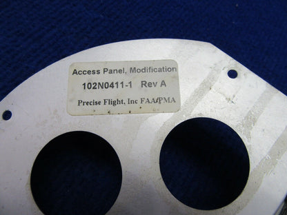 Cirrus SR-22 Precise Flight Oxygen Remote Fill Block Panel 102N0410-1 (0122-341)
