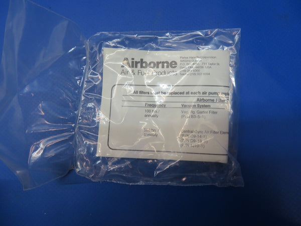 Parker Airborne Air Filter Pneumatic Vacuum Filter P/N 1J2-1 NOS (1122-310)