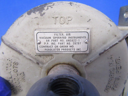 Beech 18 Purolator Instrument Air Filter P/N 404-183889 (0418-34)