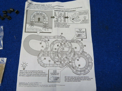 Hot Wheels 4 Lane Cliff Hanger Slot Car Track -No Cars (0322-09)