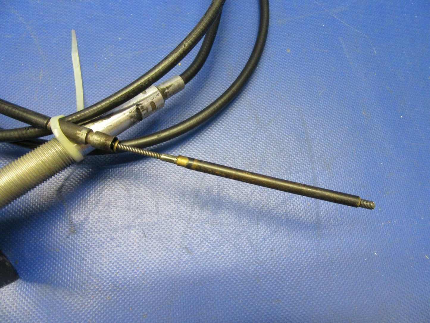 Brantly B2B Helicopter Mixture Control Cable Measures 113" Push Rich (0921-488)
