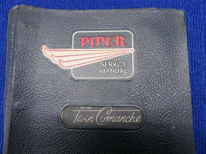 Piper PA 30 Twin Comanche Service Manual Issued 1963 (1221-331)
