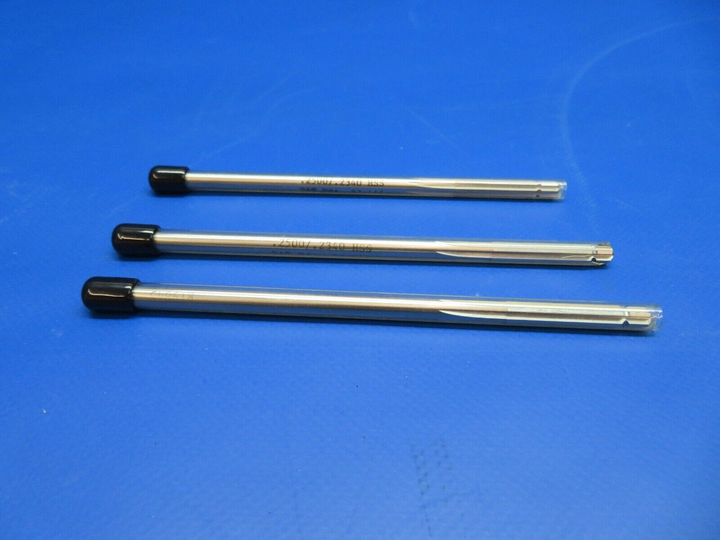 .2500 / .2340 Reamer P/N 37-446 LOT OF 3 NOS (1022-521)