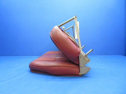 Cessna 172 / 172I Rear Seat Assy Maroon Vinyl Reclining P/N 0514010-1 (0923-608)