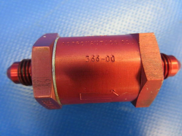 Beech Baron B55 Duke's Astronautic's Check Valve & Tube 366-00 (0320-51)