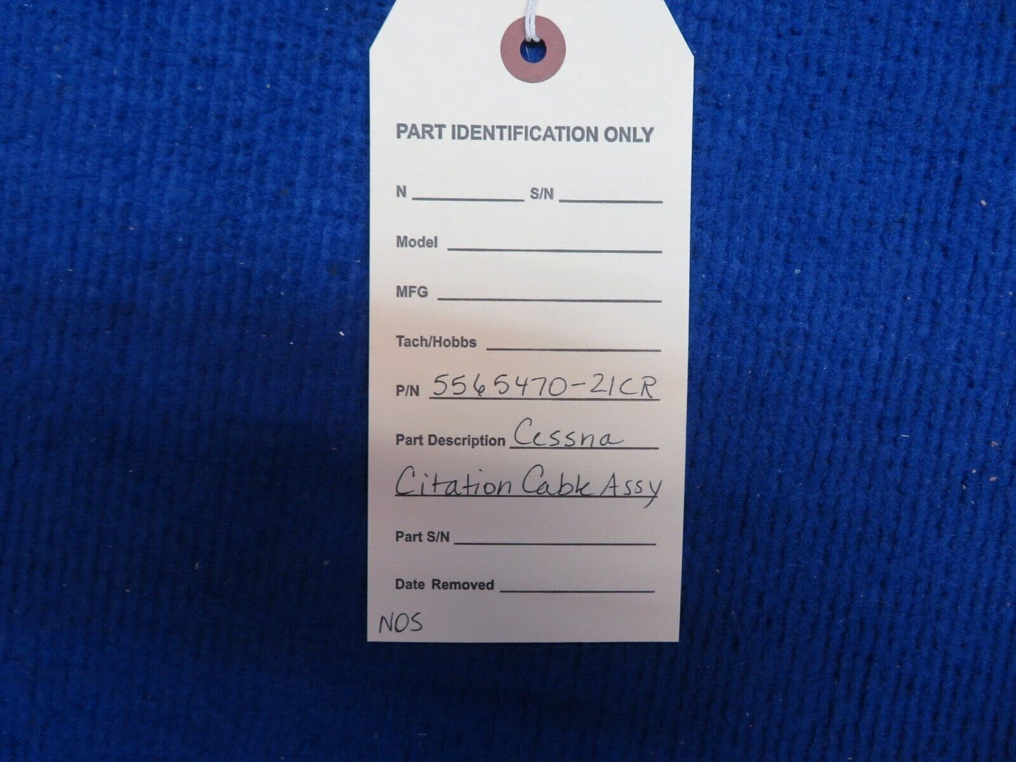 Cessna Citation Cable Assy P/N 5565470-21CR NOS (0922-543)