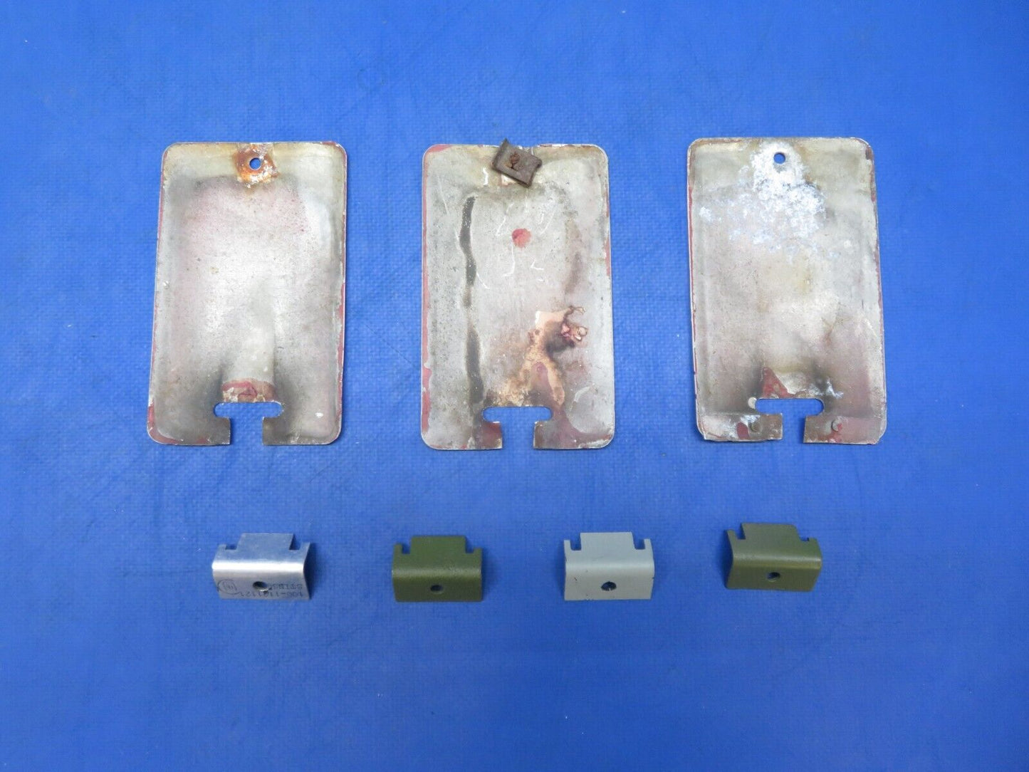 Stinson 108-1 Fuel Tank Strap Covers & Clips P/N 108-1101014 LOT (0823-517)