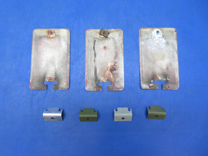 Stinson 108-1 Fuel Tank Strap Covers & Clips P/N 108-1101014 LOT (0823-517)