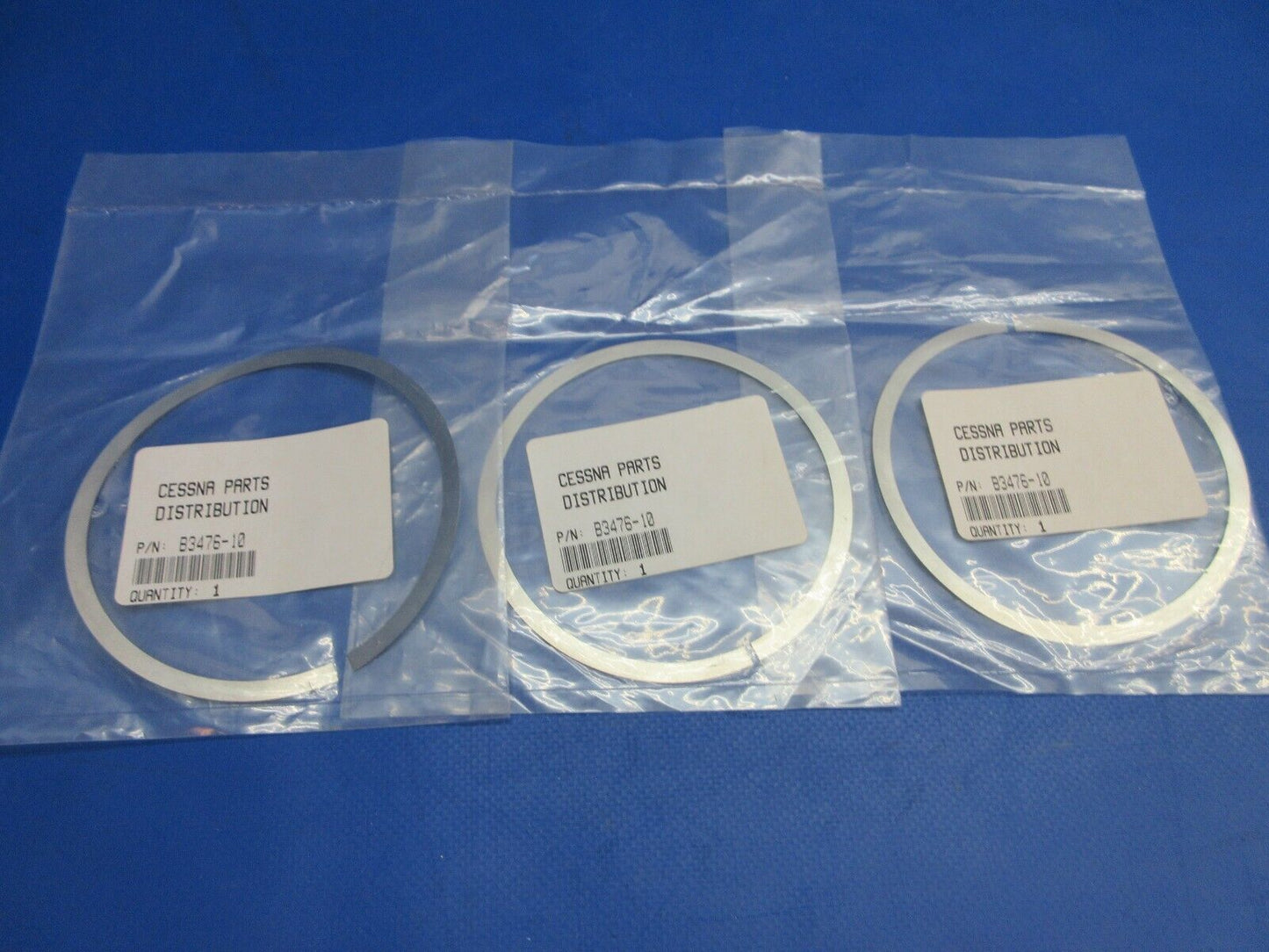 McCauley Threaded Propeller Shim LOT OF 3 P/N B3476-10 NOS (0523-435)