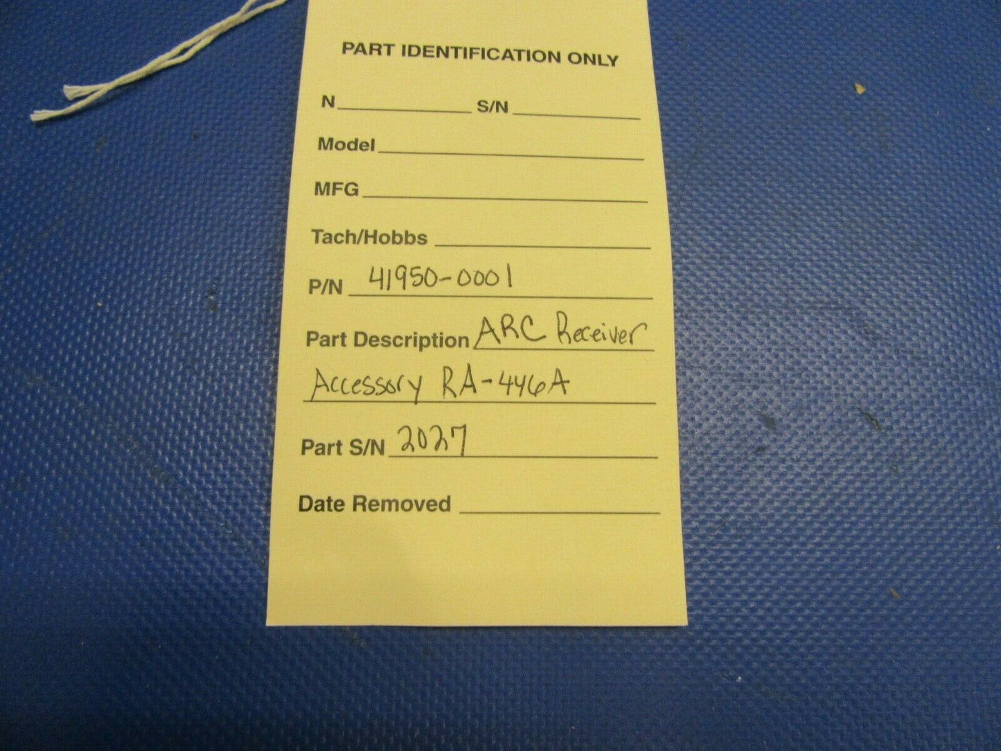 Arc Receiver Accessory RA-446A P/N 41950-0001 (0821-546)