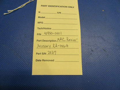 Arc Receiver Accessory RA-446A P/N 41950-0001 (0821-546)