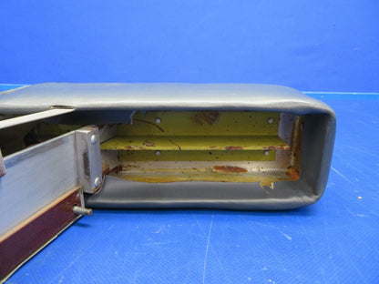 Beech Baron 95-B55 Arm Rest Front Center Dark Gray P/N 33-530003-621 (0620-606)