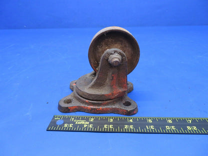 Vintage 3" Cast Iron Swivel Castors LOT OF 8 (0123-644)