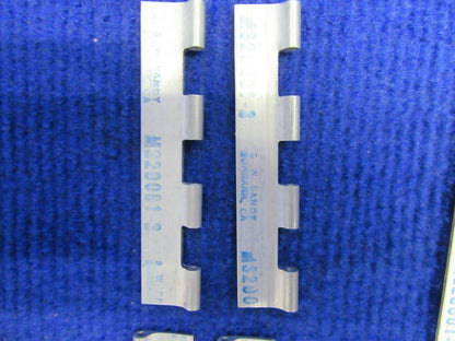Piper Stabilator Trim Hinge Set SET OF 4 NOS P/N 95866-002, 95864-002 (1221-477)
