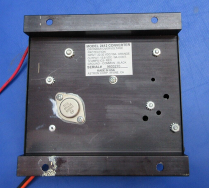 Cessna 310 / 310Q Astron Regulated Converter 24V P/N 2412 (0923-853)