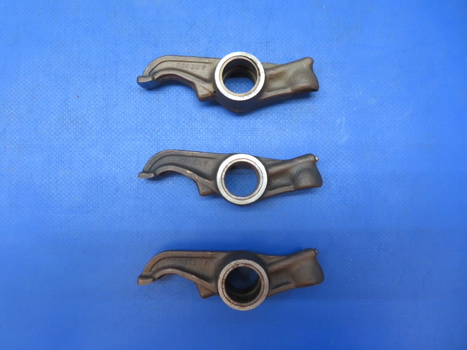 Continental IO-520 Intake Rocker Arm P/N 534397, 652131 LOT OF 3 (0523-972)