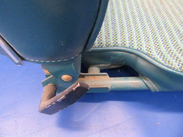 Piper PA-32 Cherokee Six Center Seat Turquoise Leather w/Tweed Cloth (0418-207)