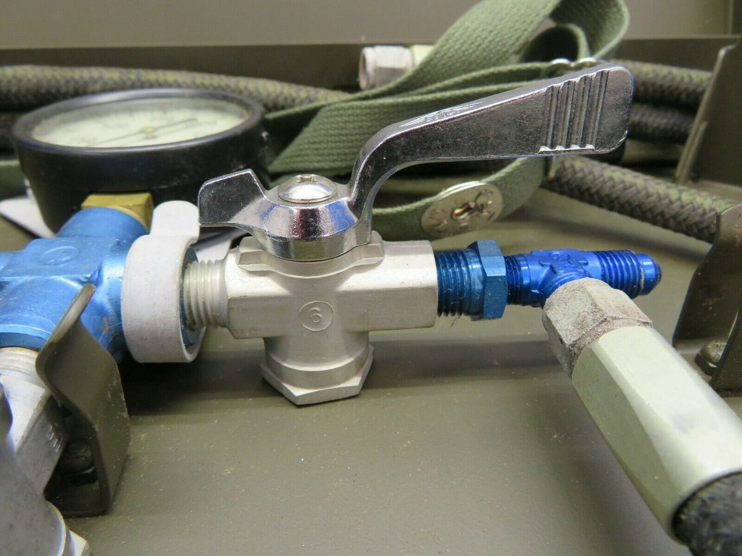 Gayston Bleed & Pressure Gauge Model 1366 MFG June 1965 (0720-892)