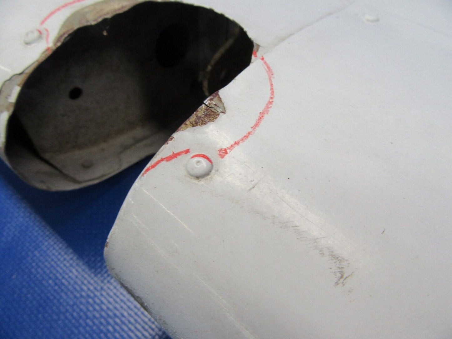 Piper PA-23-150 / 160 Rudder Assy w/ Tab P/N 17068-37 (0723-12)