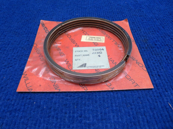 Lycoming Piston Ring 4.375 Bore P/N 78864 LOT OF 4 NOS (0822-352)